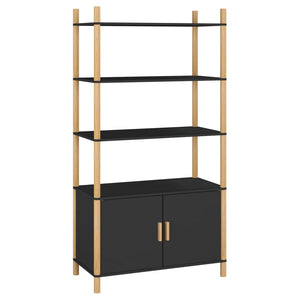 Schwarzes Highboard 80x40x153cm