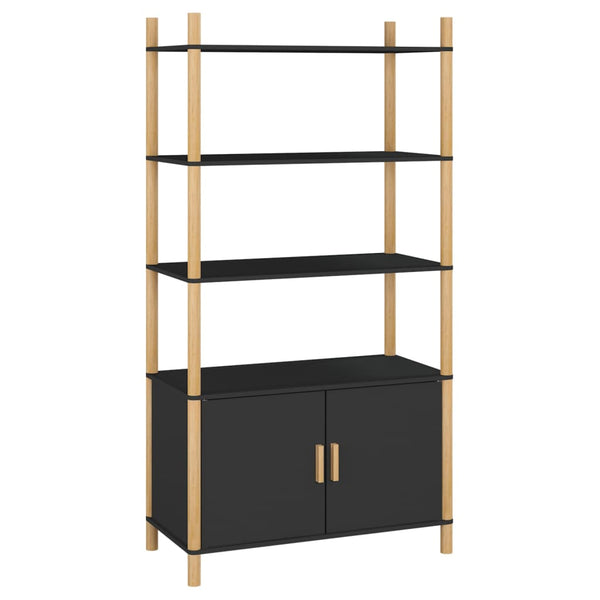 Schwarzes Highboard 80x40x153cm
