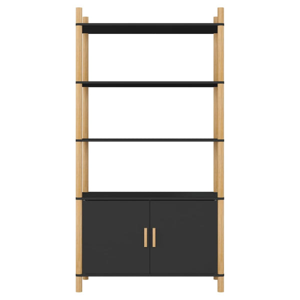 Schwarzes Highboard 80x40x153cm