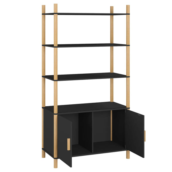 Schwarzes Highboard 80x40x153cm