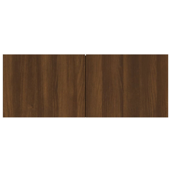 TV-Schränke 4 Stk. Braun Eichen-Optik 80x30x30 cm Holzwerkstoff
