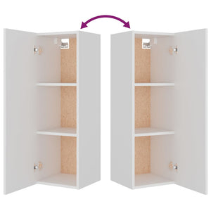 4-tlg. TV-Schrank-Set Weiß Holzwerkstoff