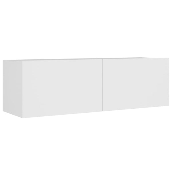 4-tlg. TV-Schrank-Set Weiß Holzwerkstoff