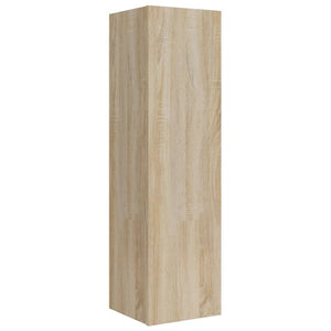 4-tlg. TV-Schrank-Set Sonoma-Eiche Holzwerkstoff