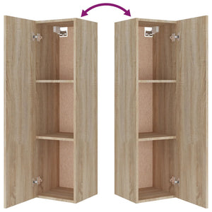4-tlg. TV-Schrank-Set Sonoma-Eiche Holzwerkstoff