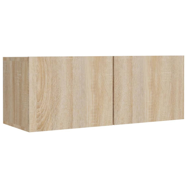 8-tlg. TV-Schrank-Set Sonoma-Eiche Holzwerkstoff