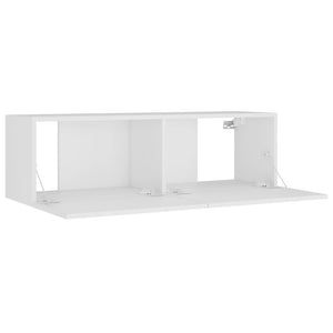 8-tlg. TV-Schrank-Set Weiß Holzwerkstoff