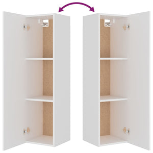 8-tlg. TV-Schrank-Set Weiß Holzwerkstoff