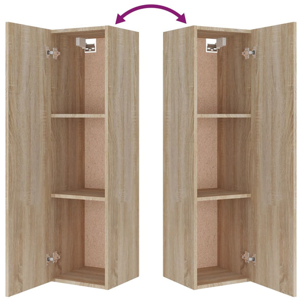 8-tlg. TV-Schrank-Set Sonoma-Eiche Holzwerkstoff