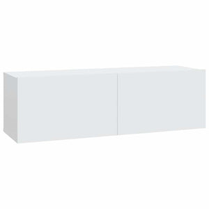 6-tlg. TV-Schrank-Set Weiß Holzwerkstoff