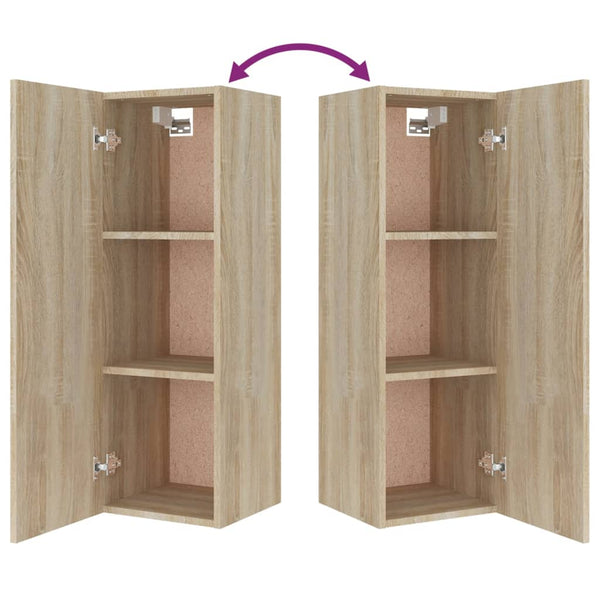 8-tlg. TV-Schrank-Set Sonoma-Eiche Holzwerkstoff