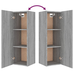 8-tlg. TV-Schrank-Set Grau Sonoma Holzwerkstoff