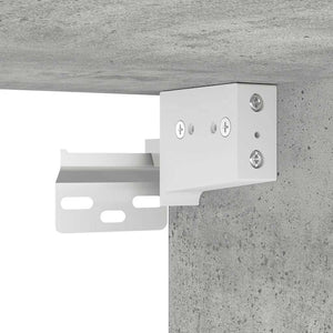 7-tlg. TV-Schrank-Set Betongrau Holzwerkstoff