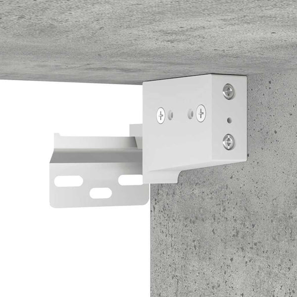 7-tlg. TV-Schrank-Set Betongrau Holzwerkstoff