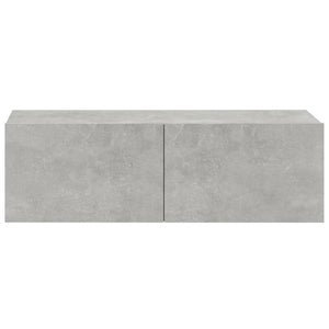 3-tlg. TV-Schrank-Set Betongrau Holzwerkstoff