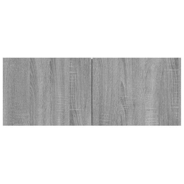 8-tlg. TV-Schrank-Set Grau Sonoma Holzwerkstoff