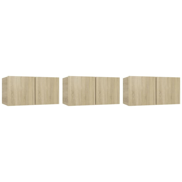 5-tlg. TV-Schrank-Set Sonoma-Eiche Holzwerkstoff
