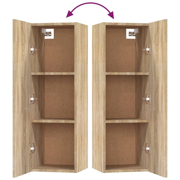 5-tlg. TV-Schrank-Set Sonoma-Eiche Holzwerkstoff