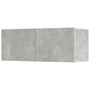 5-tlg. TV-Schrank-Set Betongrau Holzwerkstoff