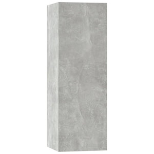 5-tlg. TV-Schrank-Set Betongrau Holzwerkstoff