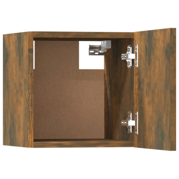 5-tlg. TV-Schrank-Set Räuchereiche Holzwerkstoff