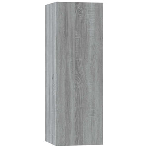 5-tlg. TV-Schrank-Set Grau Sonoma Holzwerkstoff