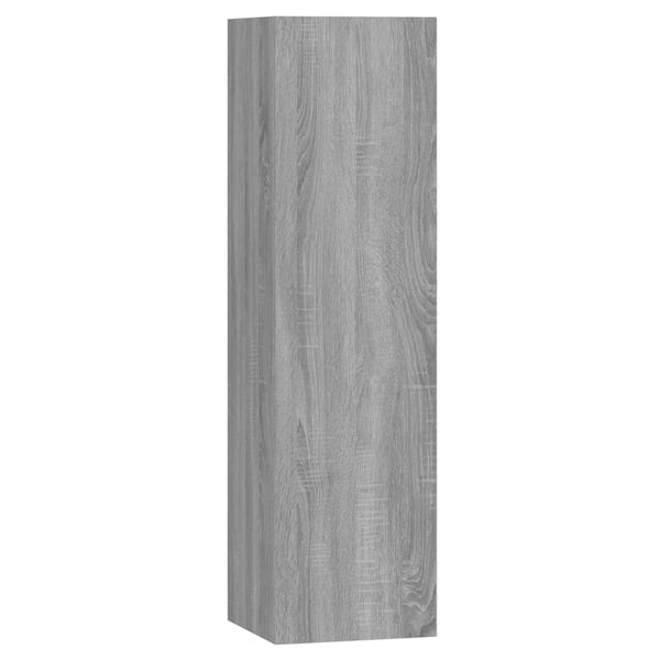 5-tlg. TV-Schrank-Set Grau Sonoma Holzwerkstoff