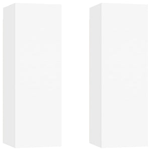 6-tlg. TV-Schrank-Set Weiß Holzwerkstoff