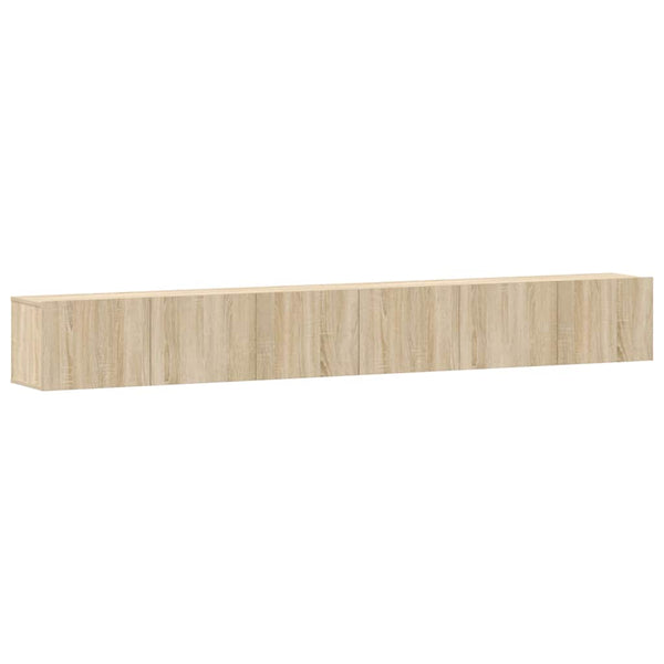 3-tlg. TV-Schrank-Set Sonoma-Eiche Holzwerkstoff