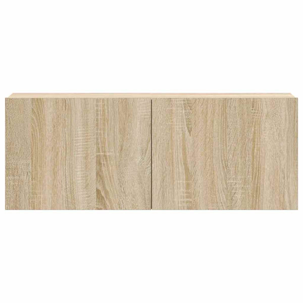 3-tlg. TV-Schrank-Set Sonoma-Eiche Holzwerkstoff