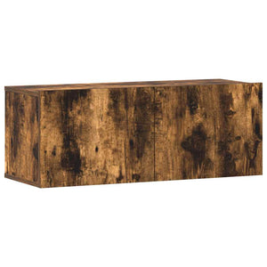 3-tlg. TV-Schrank-Set Räuchereiche Holzwerkstoff