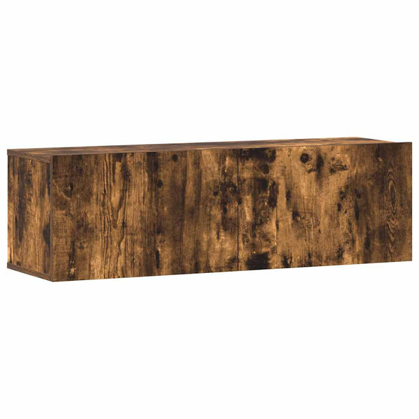 3-tlg. TV-Schrank-Set Räuchereiche Holzwerkstoff