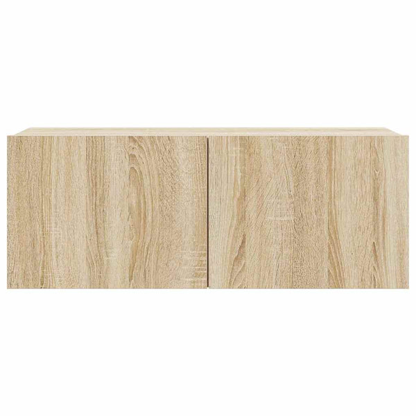 7-tlg. TV-Schrank-Set Sonoma-Eiche Holzwerkstoff