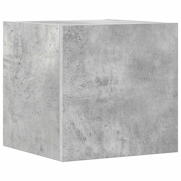 7-tlg. TV-Schrank-Set Betongrau Holzwerkstoff