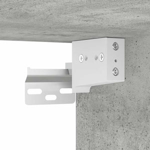 7-tlg. TV-Schrank-Set Betongrau Holzwerkstoff