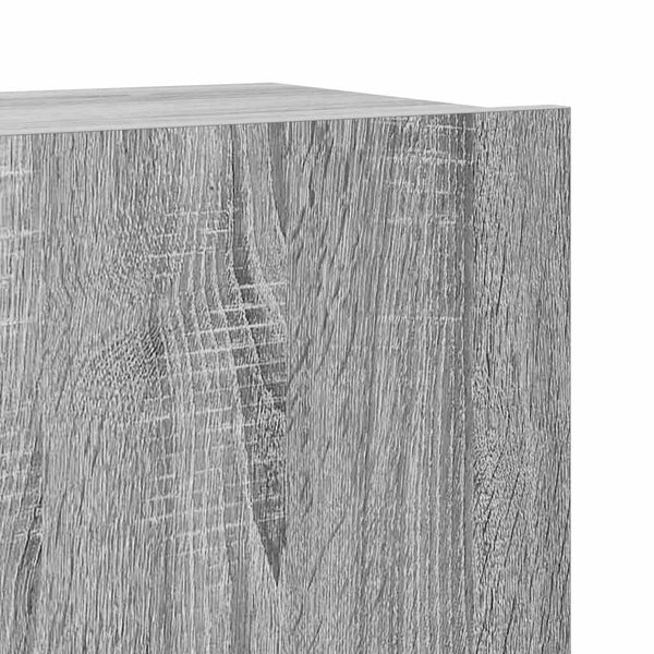 7-tlg. TV-Schrank-Set Grau Sonoma Holzwerkstoff