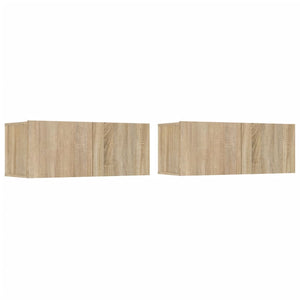 4-tlg. TV-Schrank-Set Sonoma-Eiche Holzwerkstoff