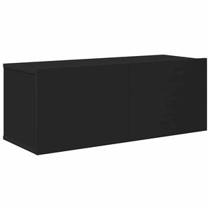 7-tlg. TV-Schrank-Set Schwarz Holzwerkstoff