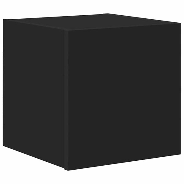 7-tlg. TV-Schrank-Set Schwarz Holzwerkstoff
