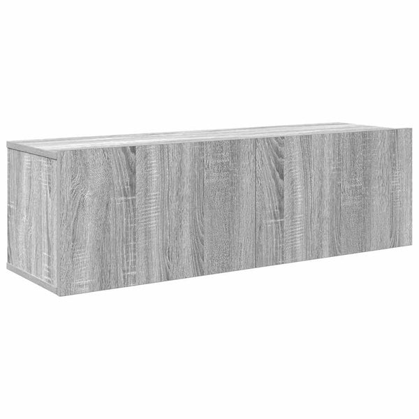 7-tlg. TV-Schrank-Set Grau Sonoma Holzwerkstoff