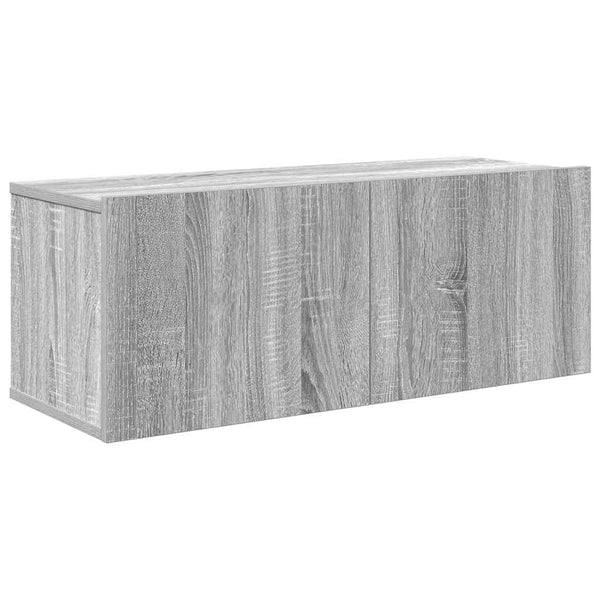 7-tlg. TV-Schrank-Set Grau Sonoma Holzwerkstoff