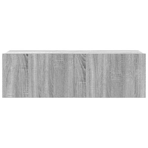 7-tlg. TV-Schrank-Set Grau Sonoma Holzwerkstoff