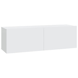 7-tlg. TV-Schrank-Set Weiß Holzwerkstoff