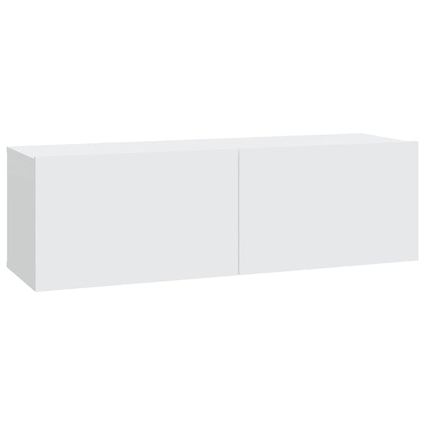 7-tlg. TV-Schrank-Set Weiß Holzwerkstoff