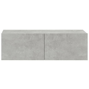 6-tlg. TV-Schrank-Set Betongrau Holzwerkstoff