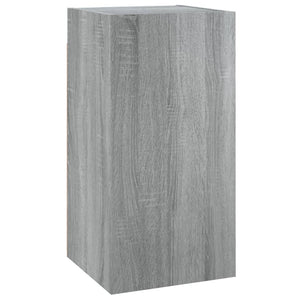 6-tlg. TV-Schrank-Set Grau Sonoma Holzwerkstoff