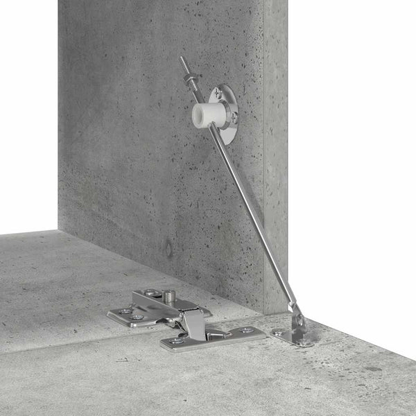 4-tlg. TV-Schrank-Set Betongrau Holzwerkstoff