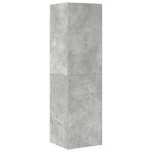 4-tlg. TV-Schrank-Set Betongrau Holzwerkstoff
