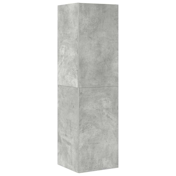 4-tlg. TV-Schrank-Set Betongrau Holzwerkstoff