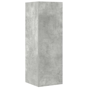 4-tlg. TV-Schrank-Set Betongrau Holzwerkstoff